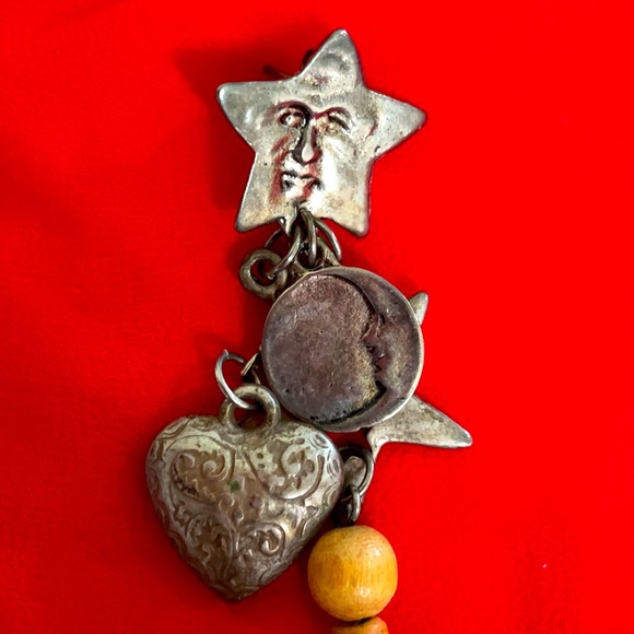 moon earrings 💙🌝🌙⭐️ - Picture 3 of 6